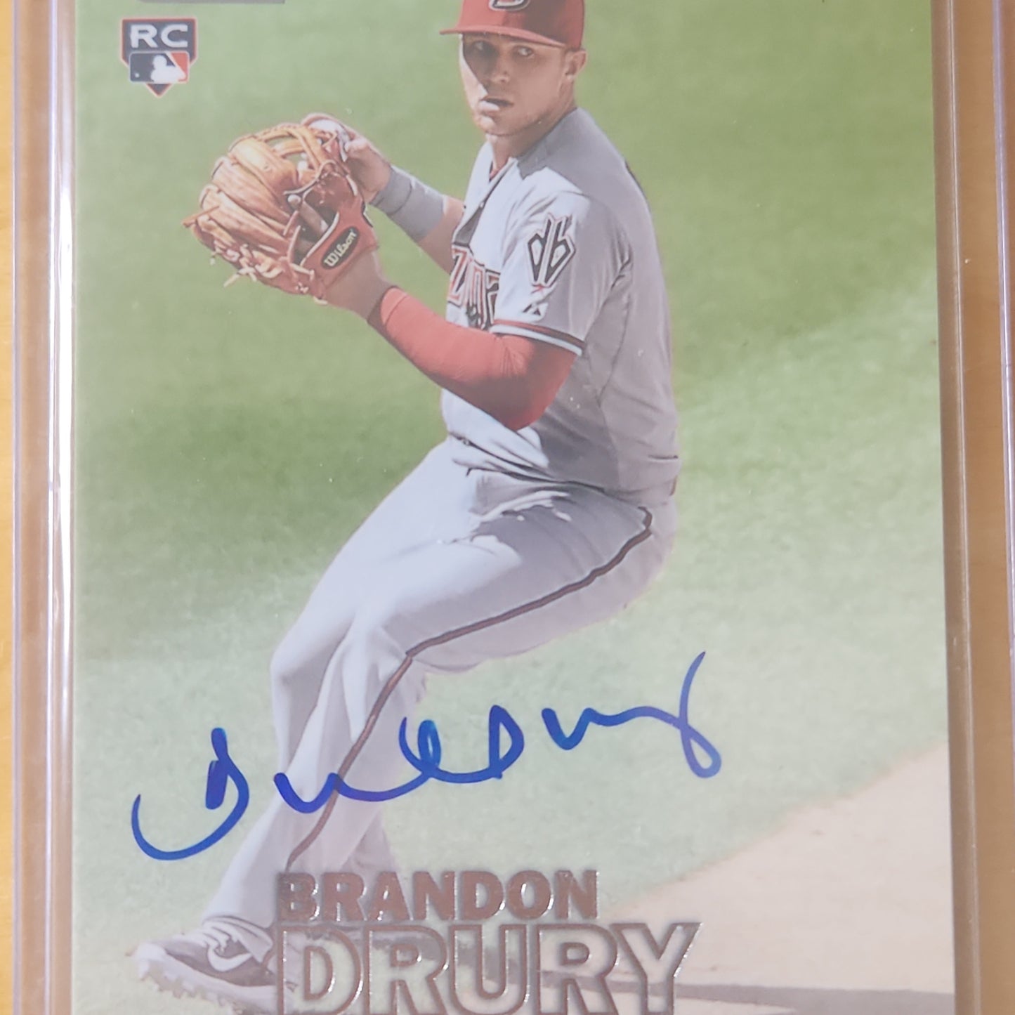 2016 Topps Stadium Club Brandon Drury RC AUTO #SCA-BD Arizona Diamondbacks