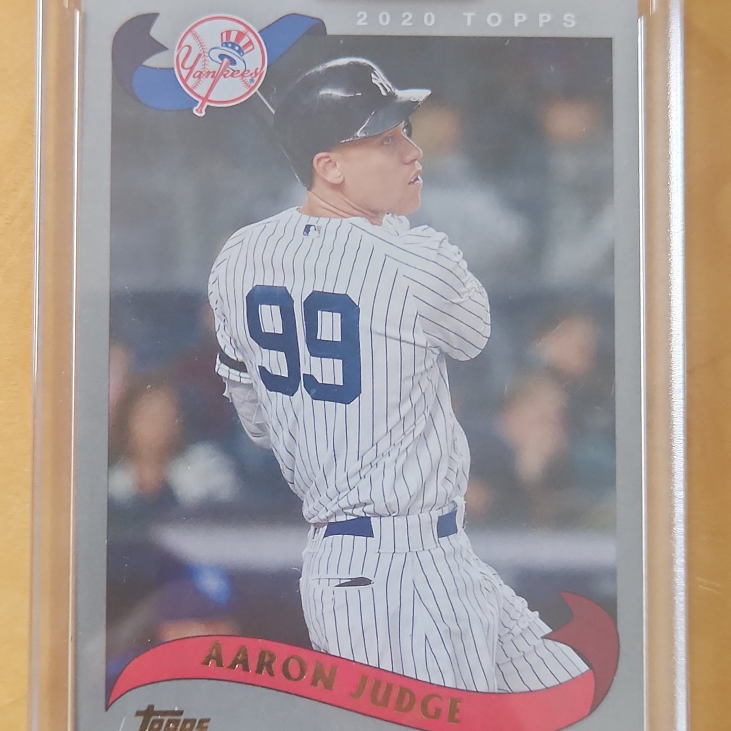 2020 Topps Archives Silver Red and Blue 55/99 #293 New York Yankees