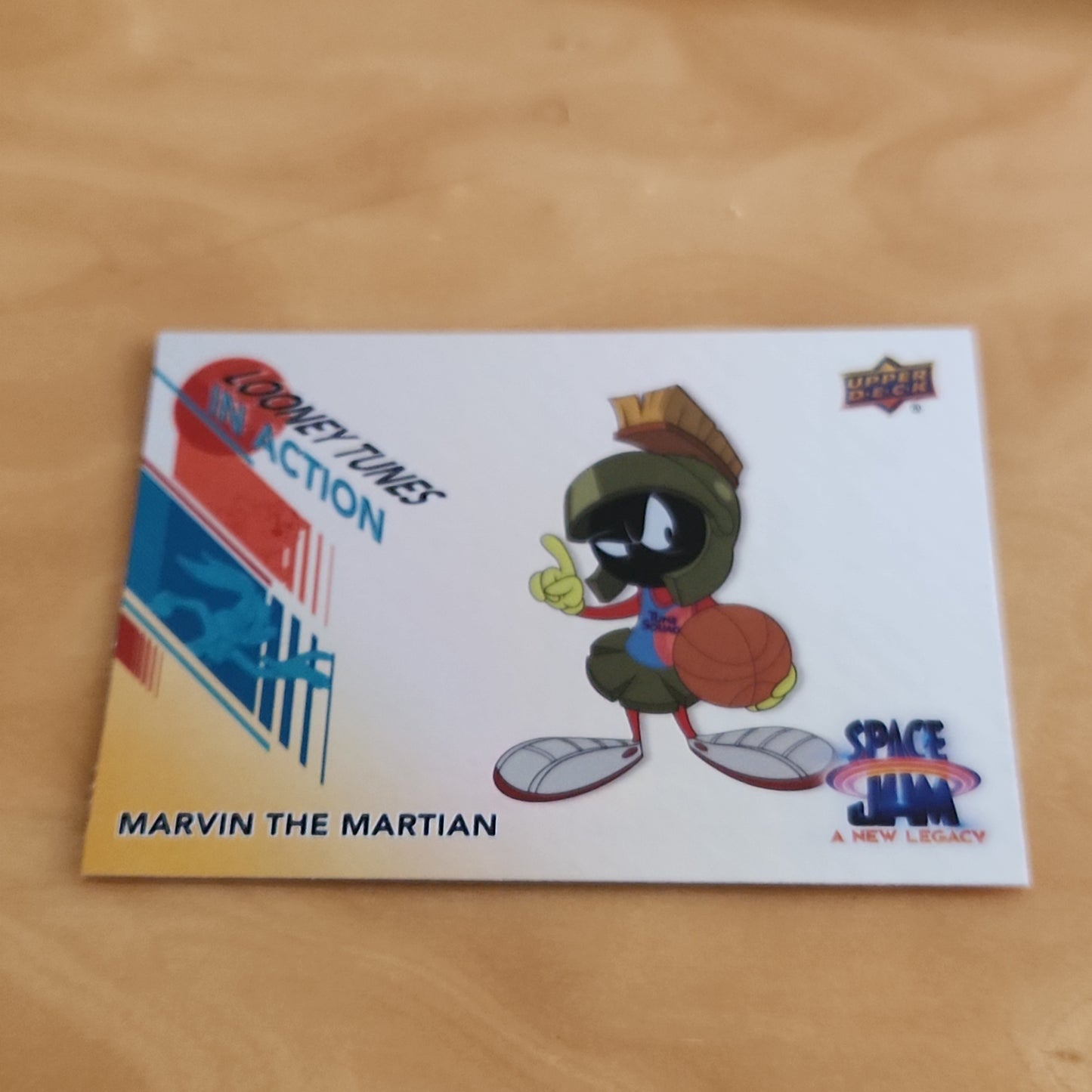 Upper Deck Foil Space Jam A New Legacy Looney Tunes In Action Marvin The Martian #IA-16