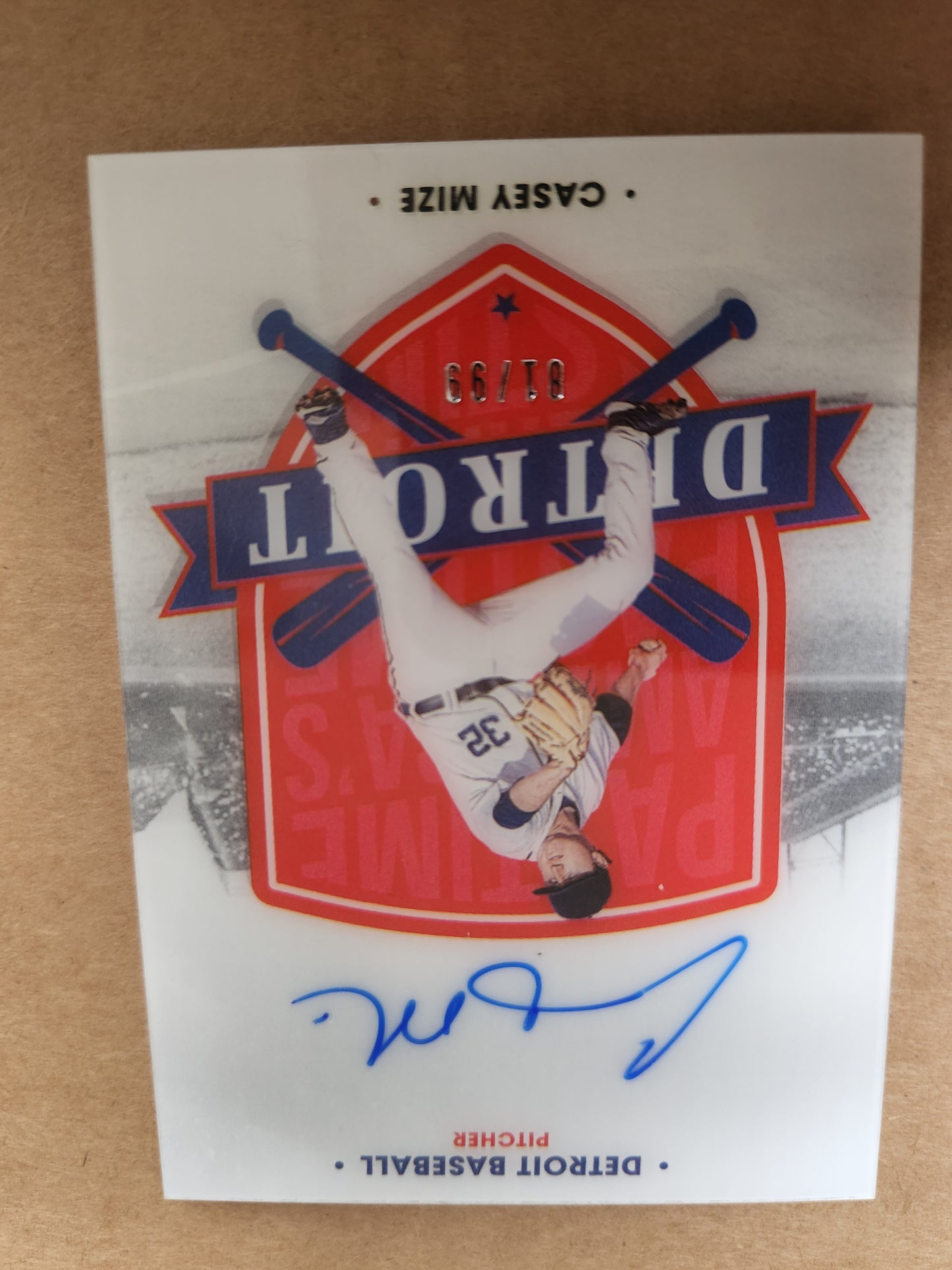 Casey Mize 2021 Panini Chronicles America's Pastime Autograph Rookie #AP CM 81/99