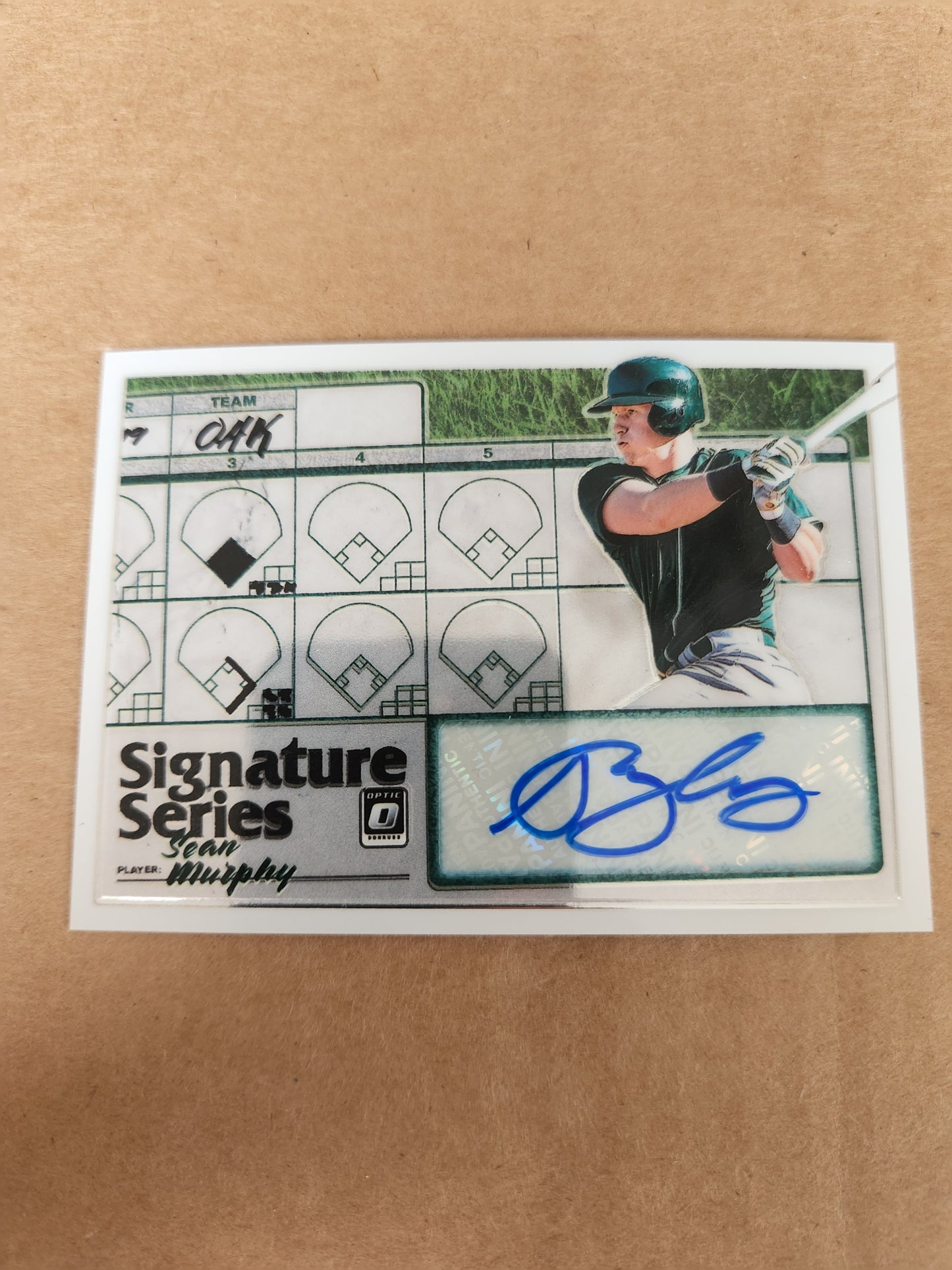 SEAN MURPHY Autograph 2019 DONRUSS SIGNATURE SERIES Auto #SS SM OAKLAND