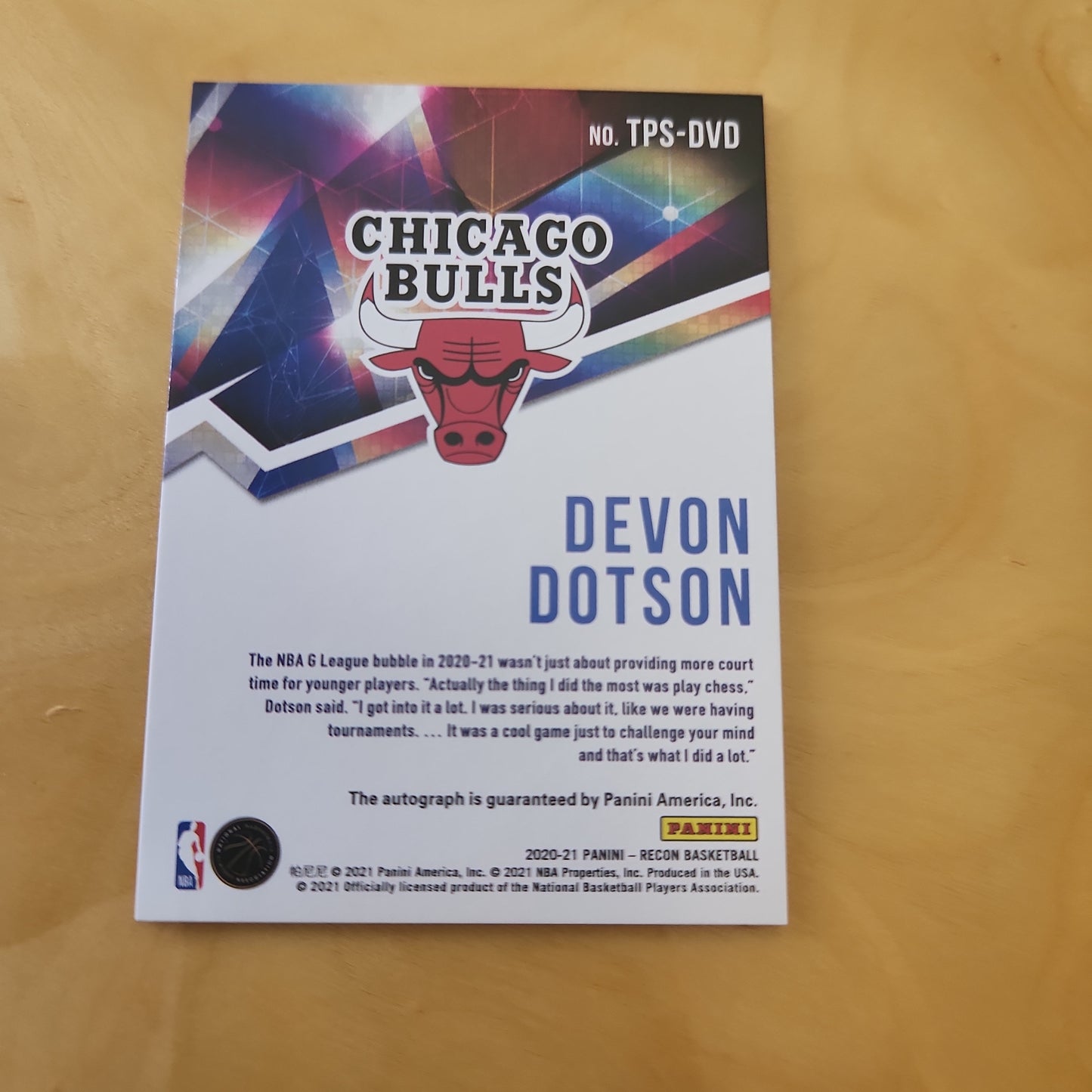 Panini Recon True Potential Signatures RC Devon Doston Auto 90/99 #TPS-DVD