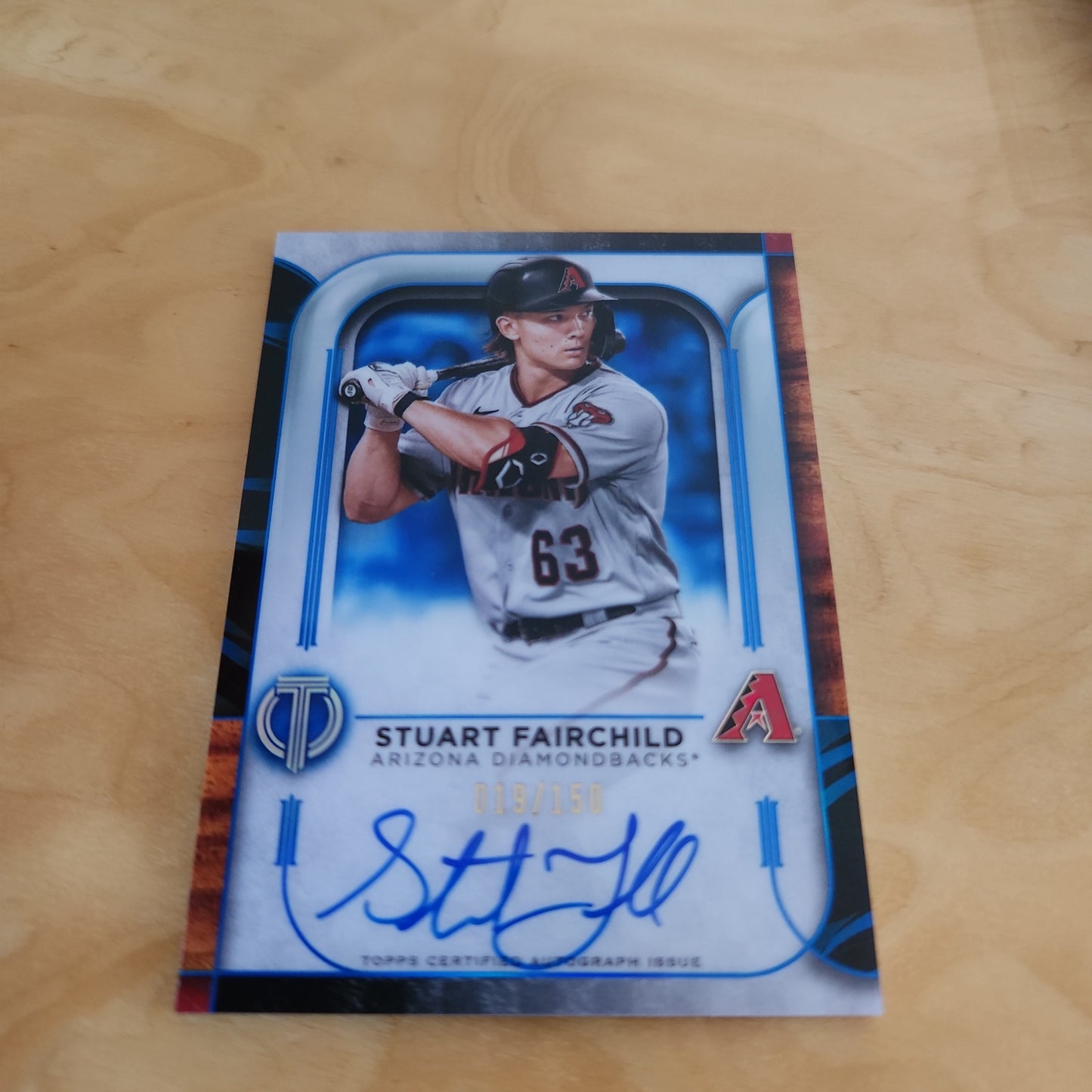 Topps Certified Blue Parallel Stuart Fairchild Auto 019/150 #TA-SFA