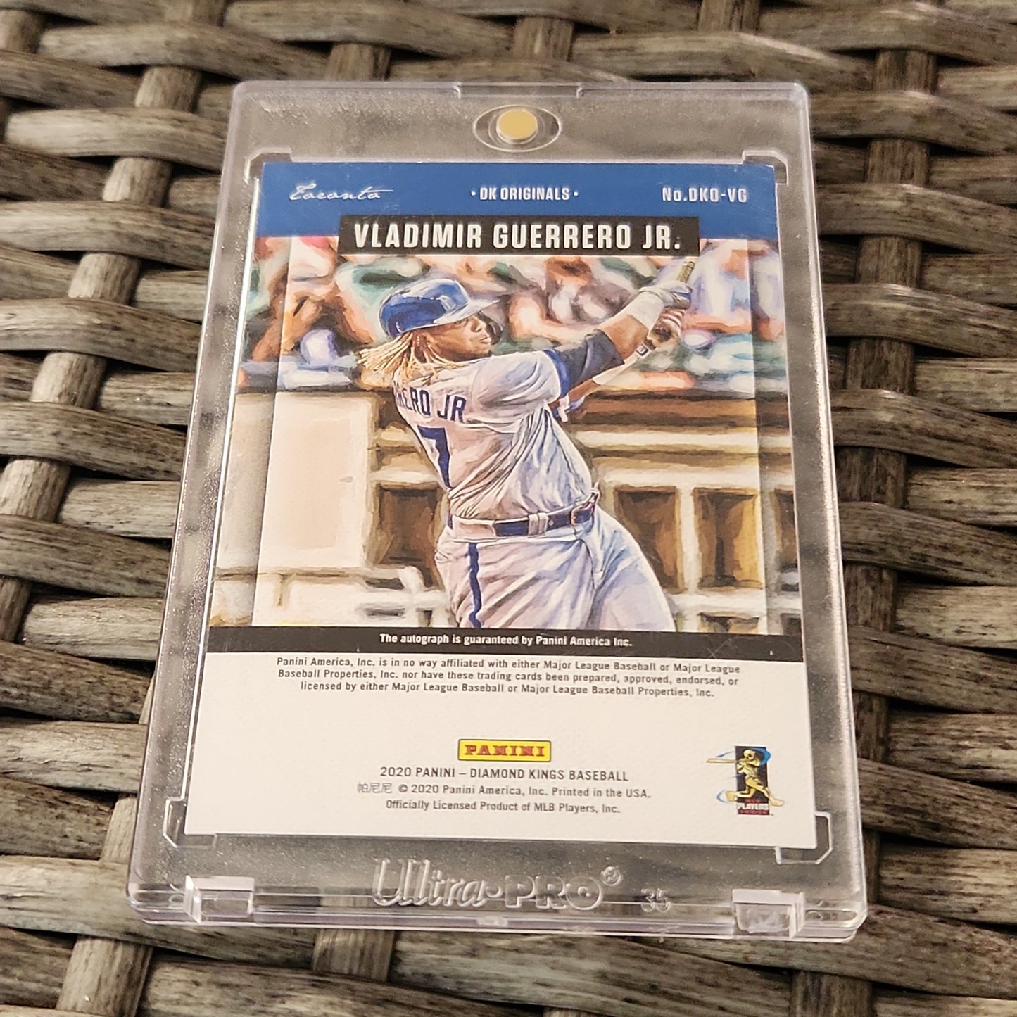 Panini Mosiac DK Originals Vladimir Guerrero Jr. Auto 38/99 #DKO-VG