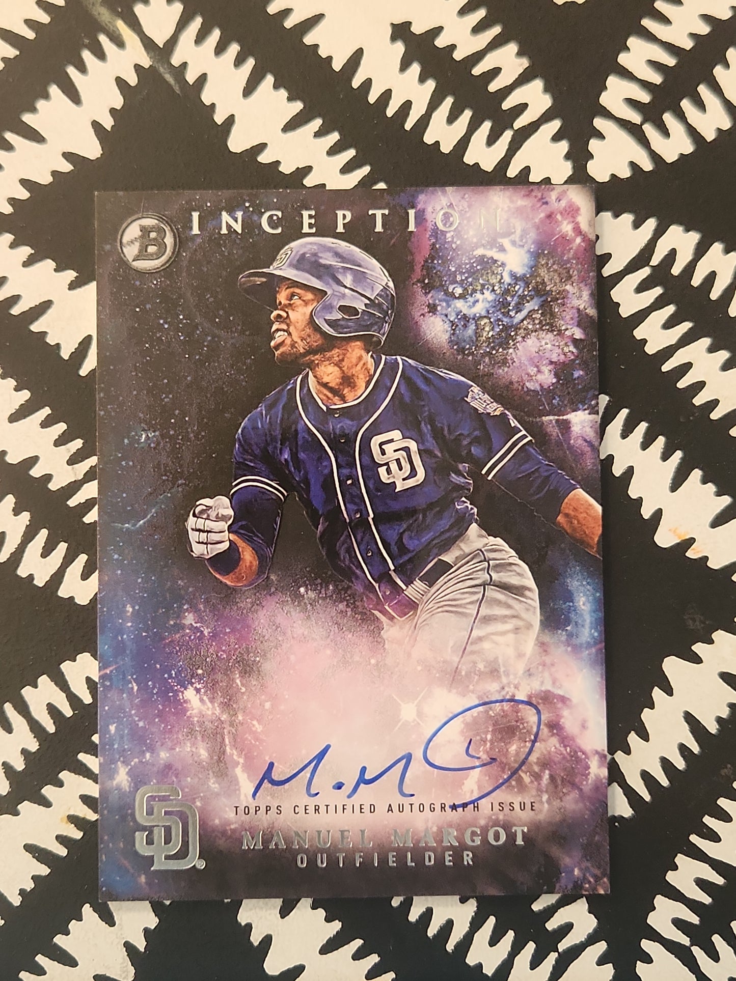 Manuel Margot 2016 Bowman Inception AUTO RC PA-MM Topps San Diego