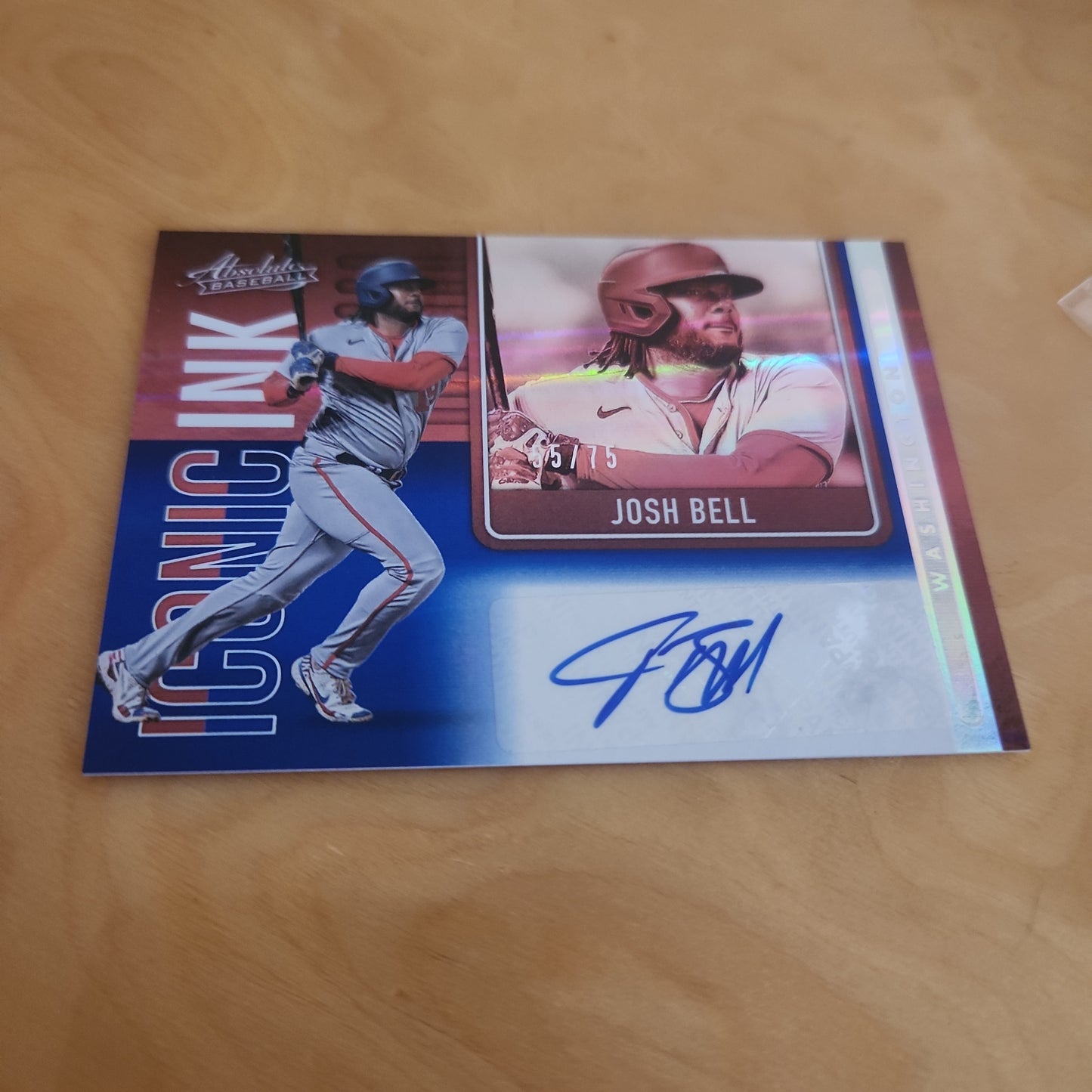 Panini Absolute Baseball Iconic Ink Josh Bell Auto 55/75 #II-JB