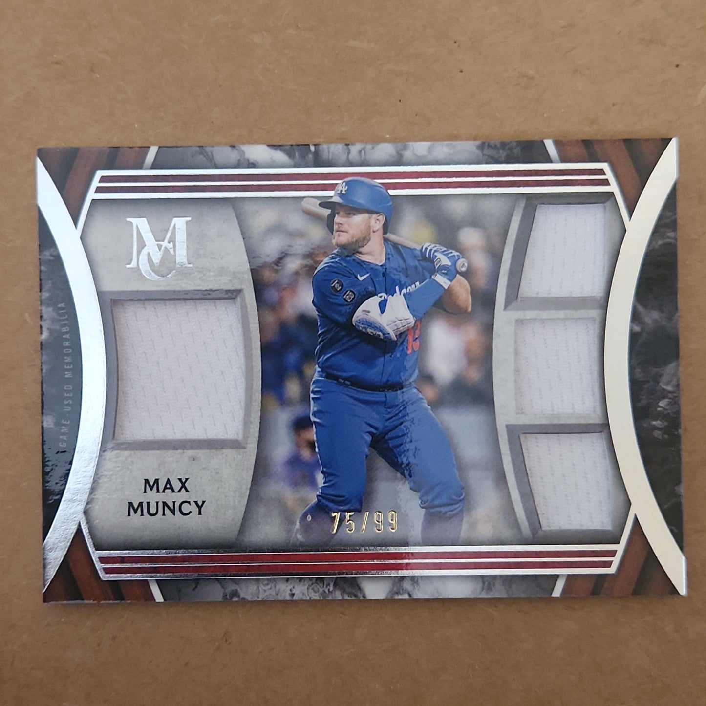 2022 Topps Museum Collection Primary Pieces Quad Relics Max Muncy MEM 75/99 NM-MT+