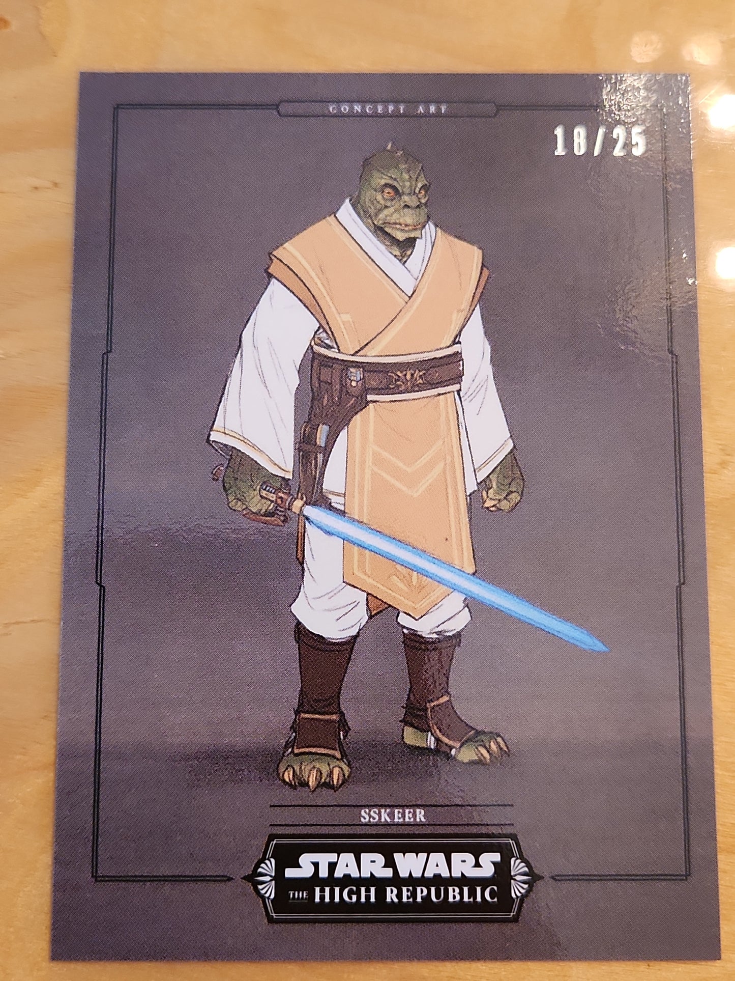 Star Wars The High Republic; 2021 Topps On-Demand; Black 18/25 #3 SSKEER