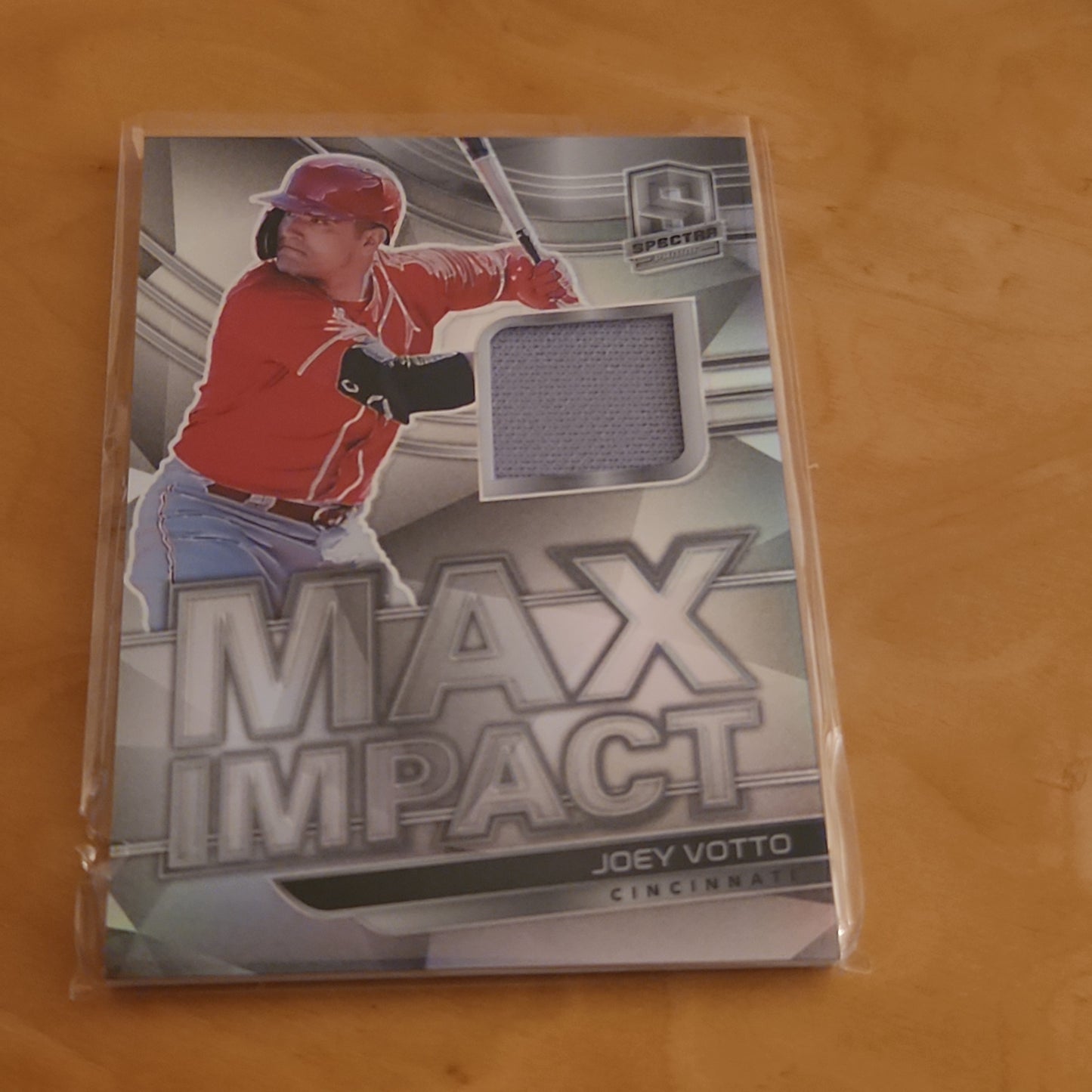 Panini Prizm Spectrr Max Impact Joey Votto Jersey Patch #MI-JV