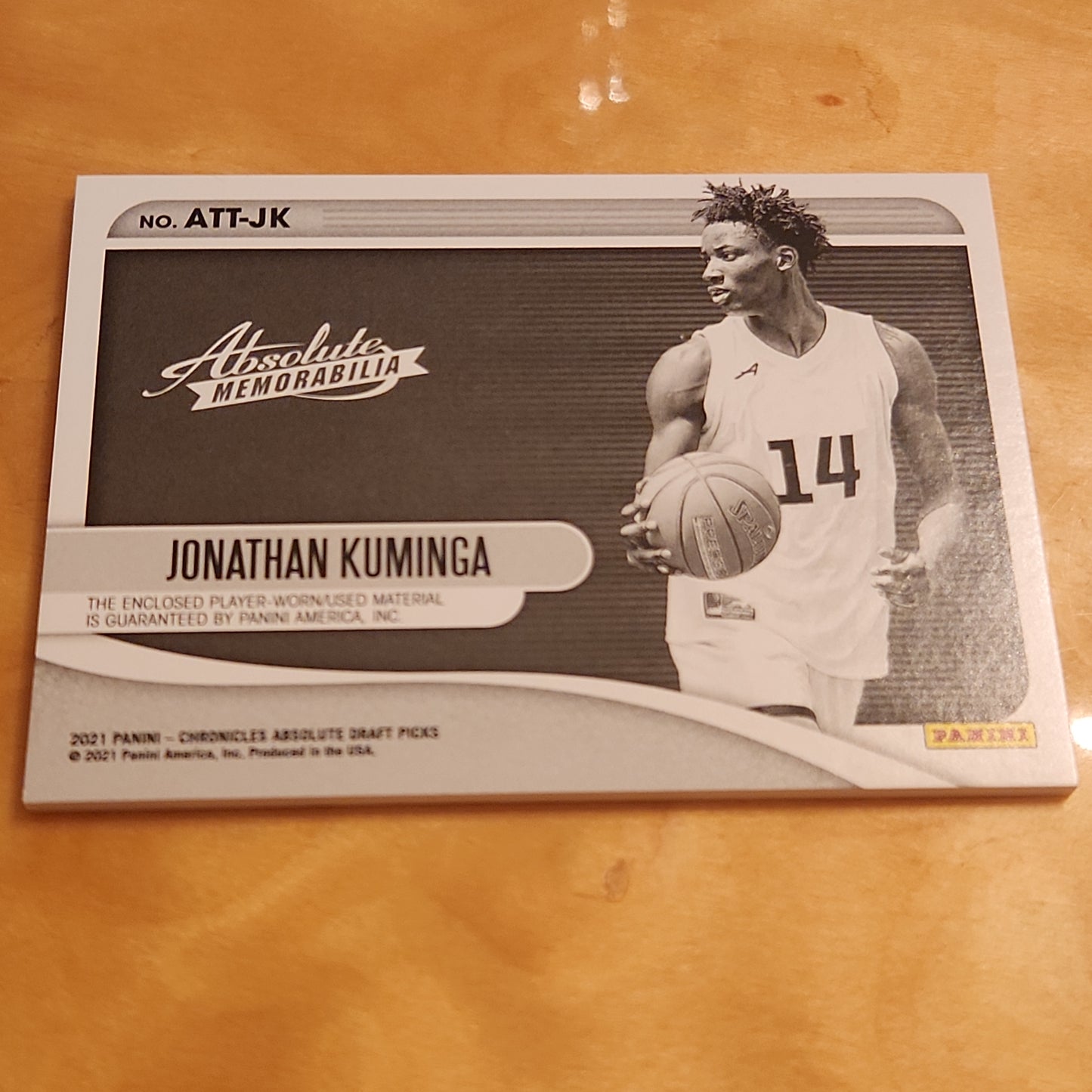 Panini Absolute Basketball Tools Of The Trade Jonathan Kuminga Triple Relic #ATT-JK