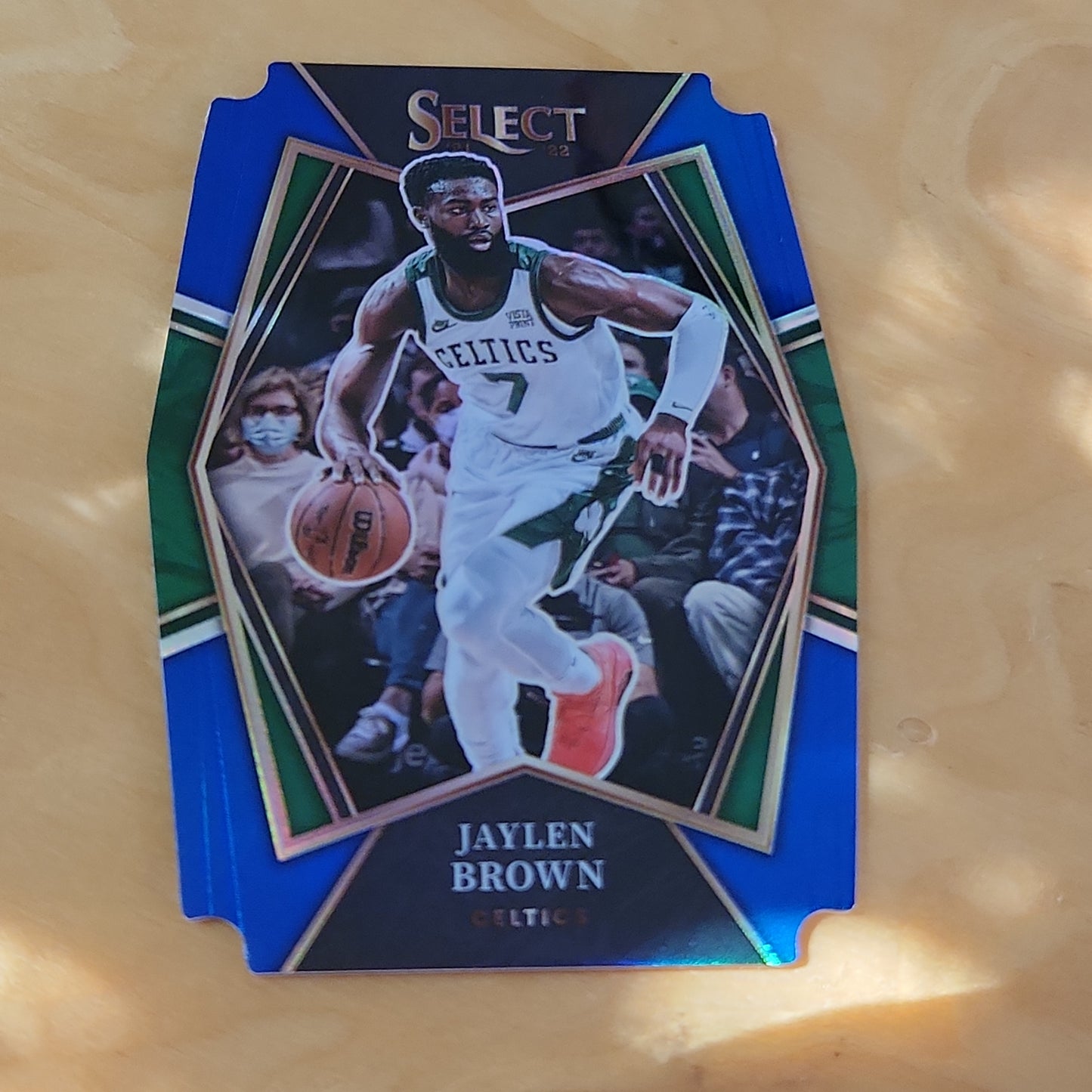 Panini Prizm Premier Level Select Blue Dye-Cut Jaylen Brown 061/249 #162