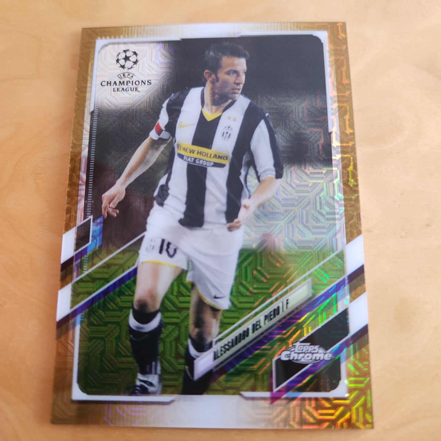 Topps Chrome Champions League Brown Alessandro Del Piero 032/50 #14