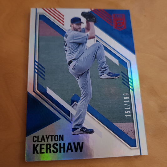 Panini Elite Red Baseball Clayton Kreshaw 151/199 #42