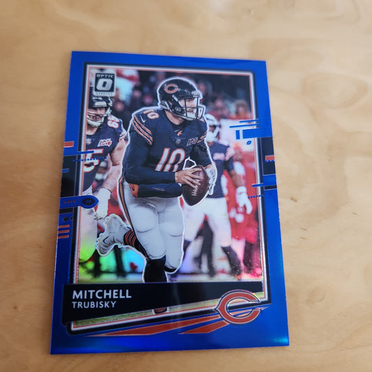 Panini Prizm Optic Football Blue Mitchell Trubisky 140/179 #20