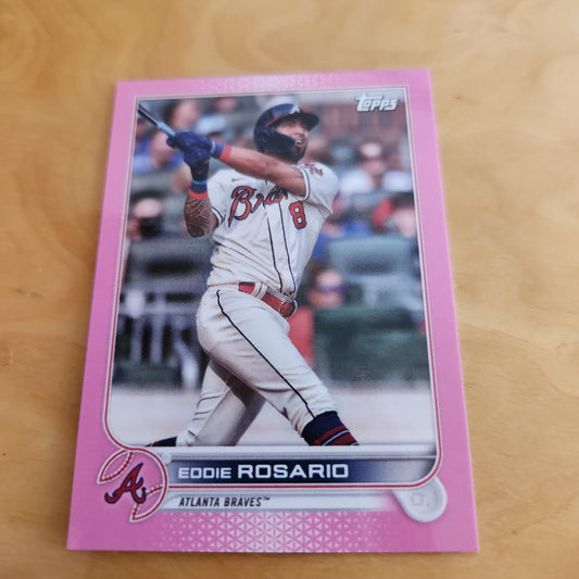 Topps Baseball Mini Pink Eddie Rosario 09/25 #153
