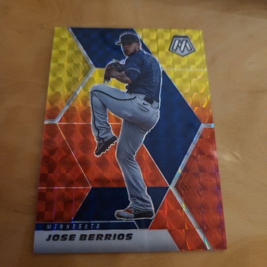 Panini Baseball Mosaic Prizm Red & Yellow Jose Berrios 15/64 #184