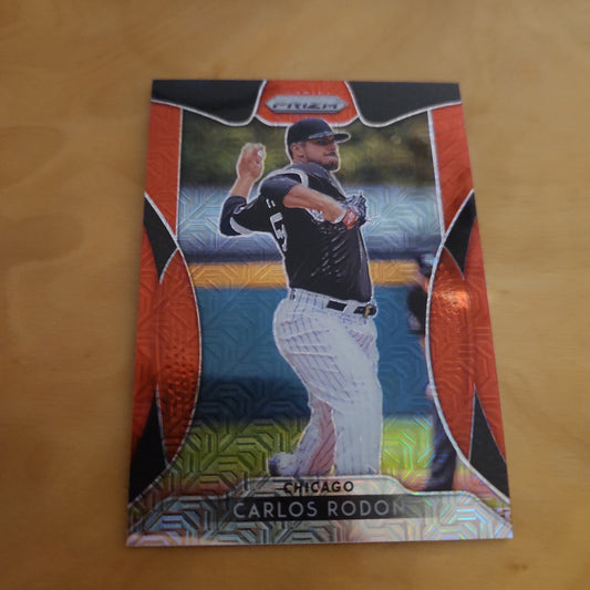 Panini Baseball Prizm Refractor Red Carlos Rodon 81/299 #155
