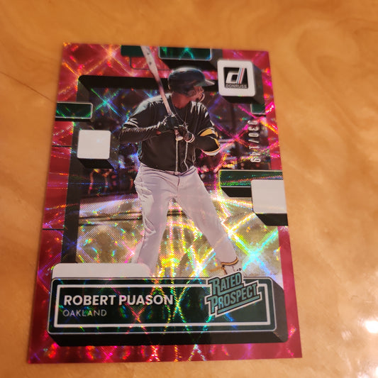 Panini Donruss Baseball Red Robert Puason Rated Prospect 030/149 #RP-11
