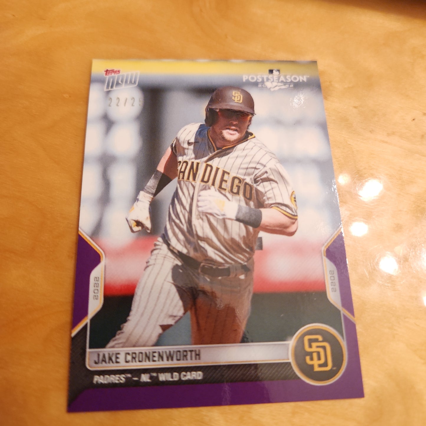 Topps Now Postseason Baseball Purple Jake Croneworth 22/25 #PS-105