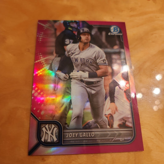 Topps B Chrome Baseball Pink Joey Gallo 280/299 #79