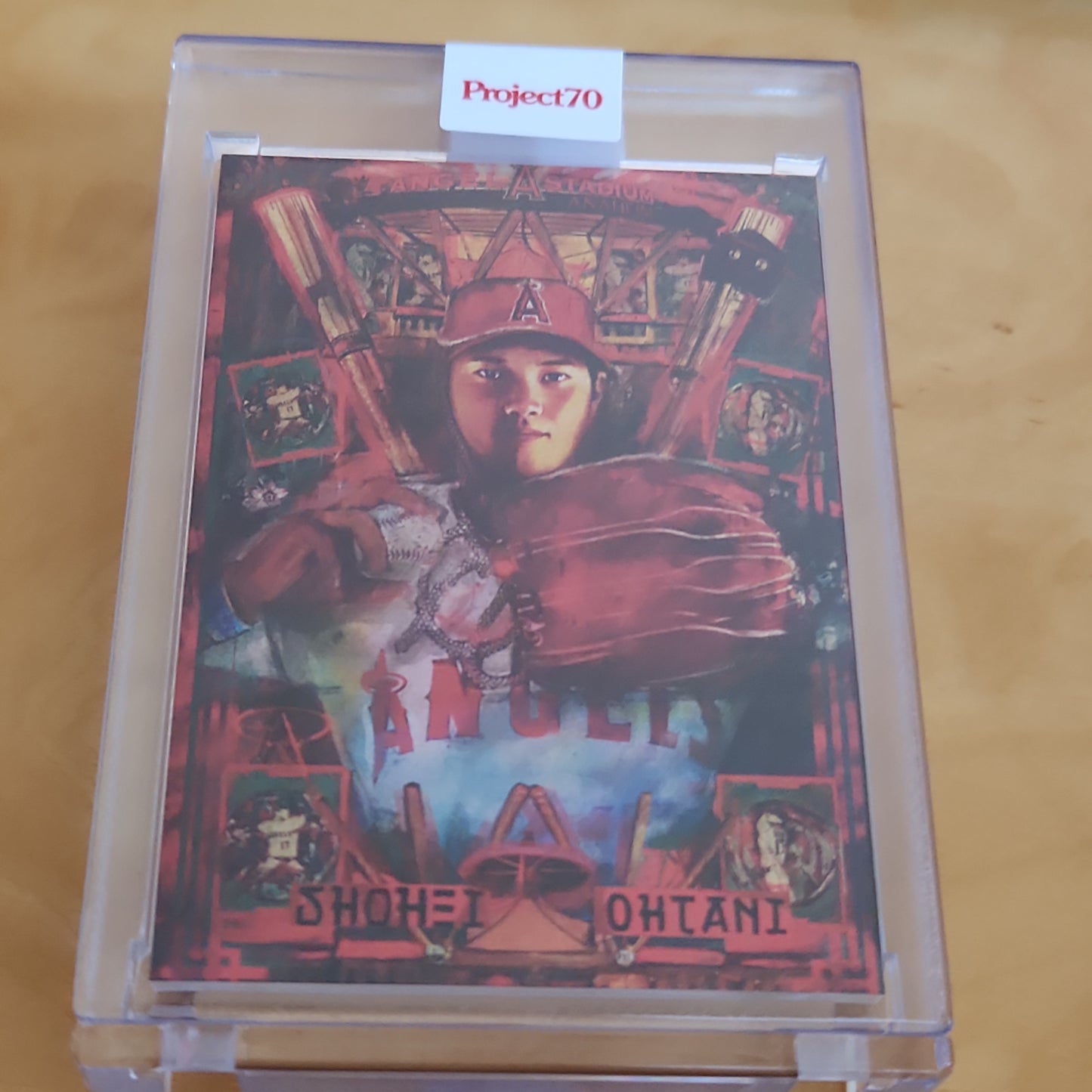 Topps Project 70 Rainbow Refractor Art By: Shohei Ohtani Andrew Thiele 29/70 #437