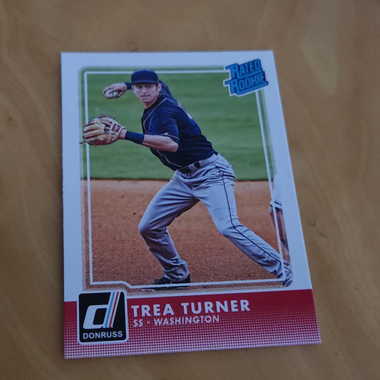 Panini Donruss Rated Rookie Trea Turner #33