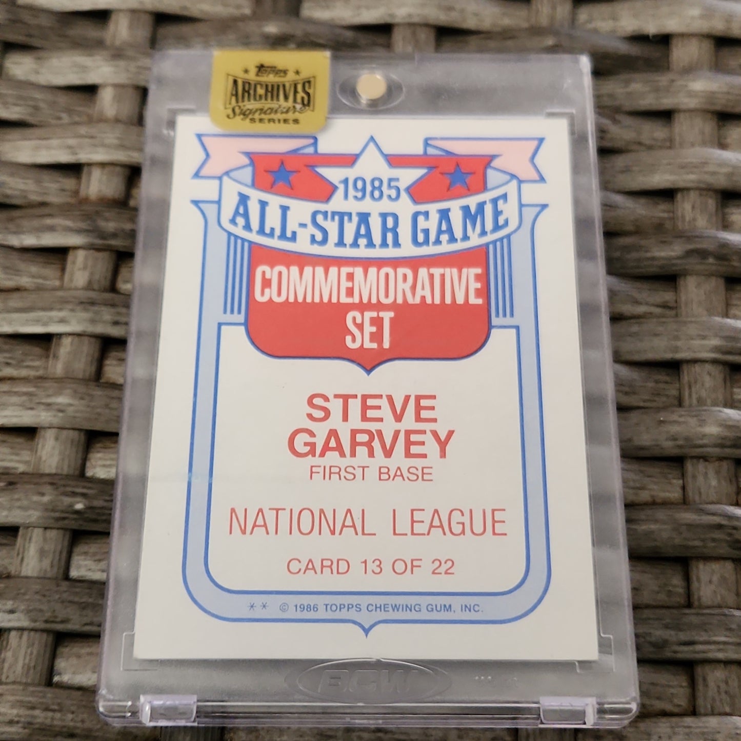 Topps Archives Signature Series All-Star Steve Garvey Auto 20/65 #1B 13 of 22