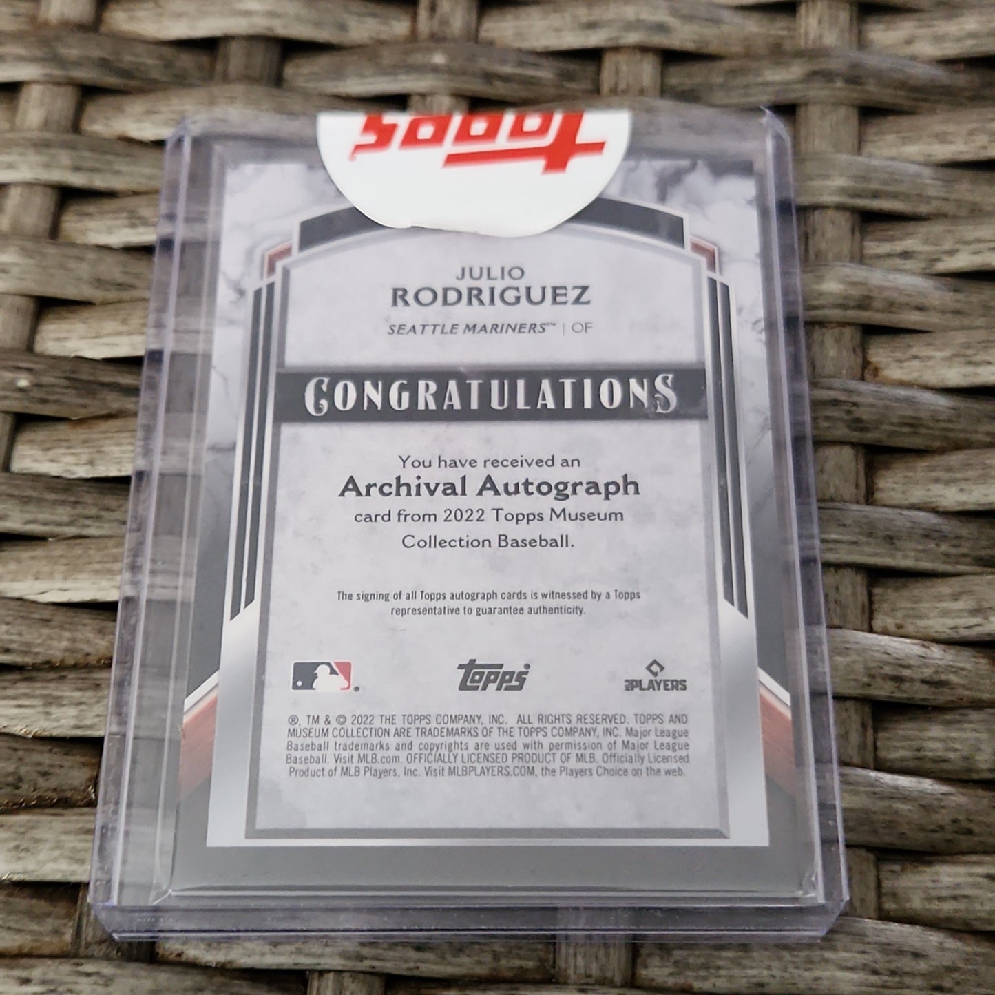 Topps MC Archive Autographs Juilo Rodriguez RC Auto 115/199 #AA-JRO