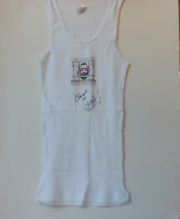 The I chong Meditation from the joint auto graphed tank-top