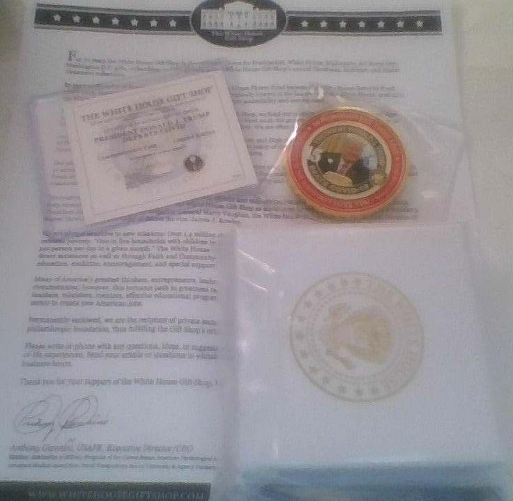 President Donald Trump Beats Covid Coin