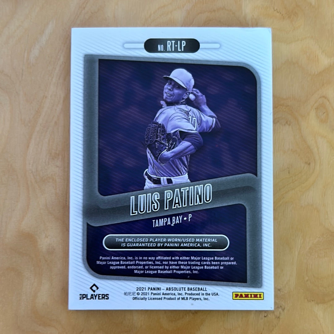 Panini Absolute Rookie Threads Relic Patch Luis Patino #RT-LP