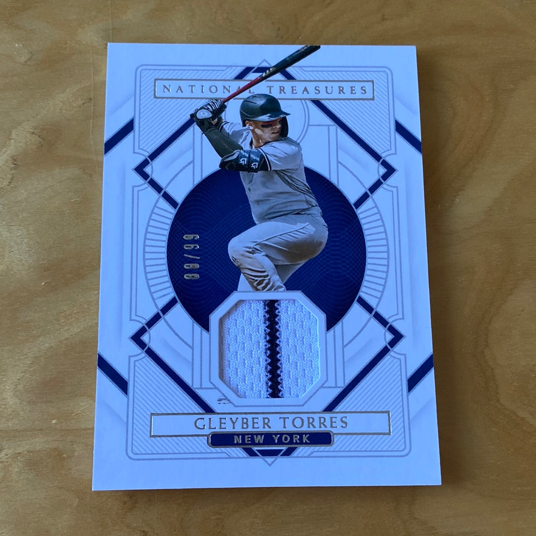 Panini National Treasures Jersey Patch Gleyber Torres 80/99 #80