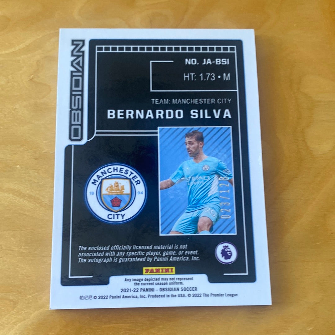 Panini Obsidian Jersey Patch Auto Bernardo Silva #JA-BSI 23/128
