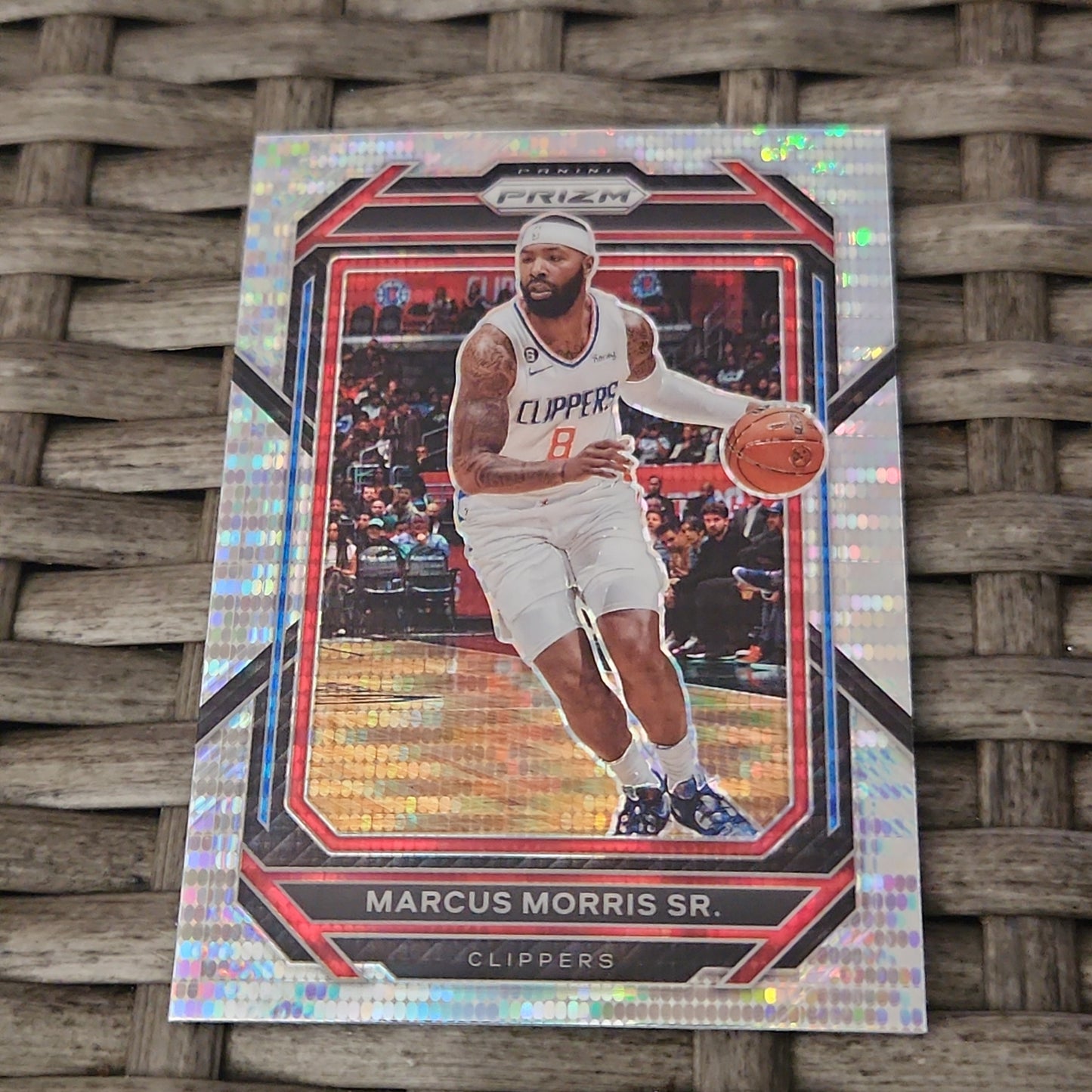 Panini Prizm Hyper Silver Marcus Morris Sr. #130