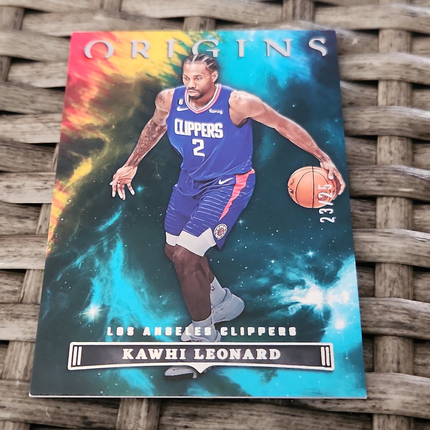 Panini Origins Blue Jersey Match Kawhi Leonard 23/25 #91