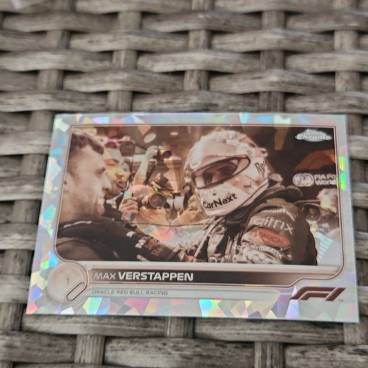 Topps Chrome Brown Saphire Max Verstappen 92/100 #4