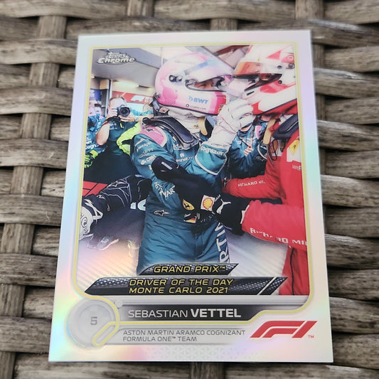 Topps Chrome Refractor Sebastian Vettel #177