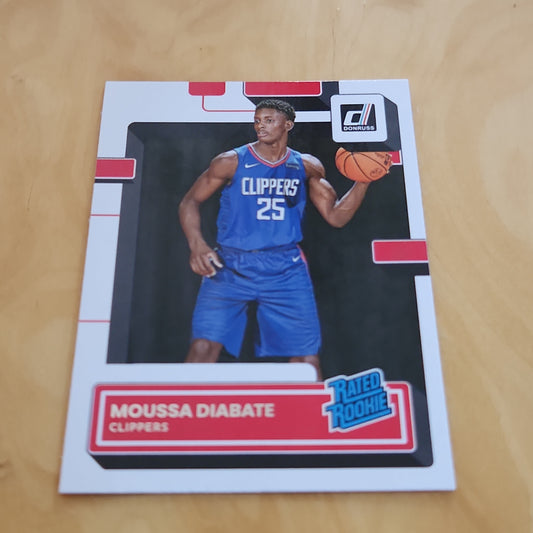 Panini Donruss Rated Rookie Moussa Diabate #237