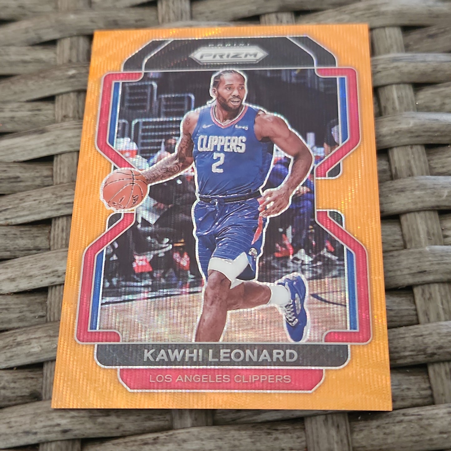 Panini Prizm Orange Kawhi Leonard 10/60 #71