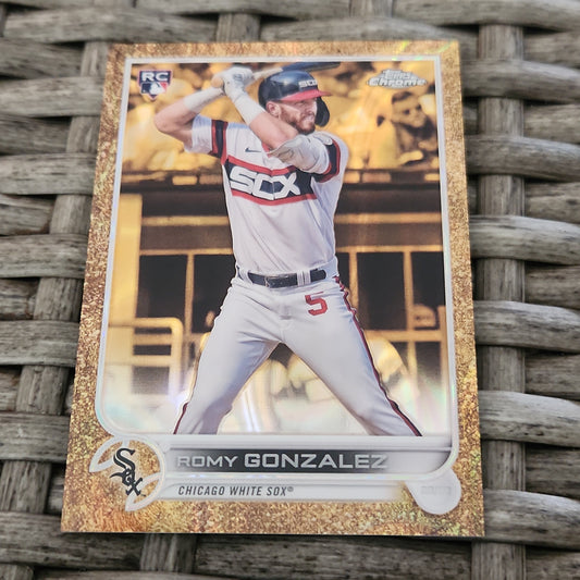 Topps Chrome Gilded Gold Refractor Romy Gonzalez RC 10/10 #125