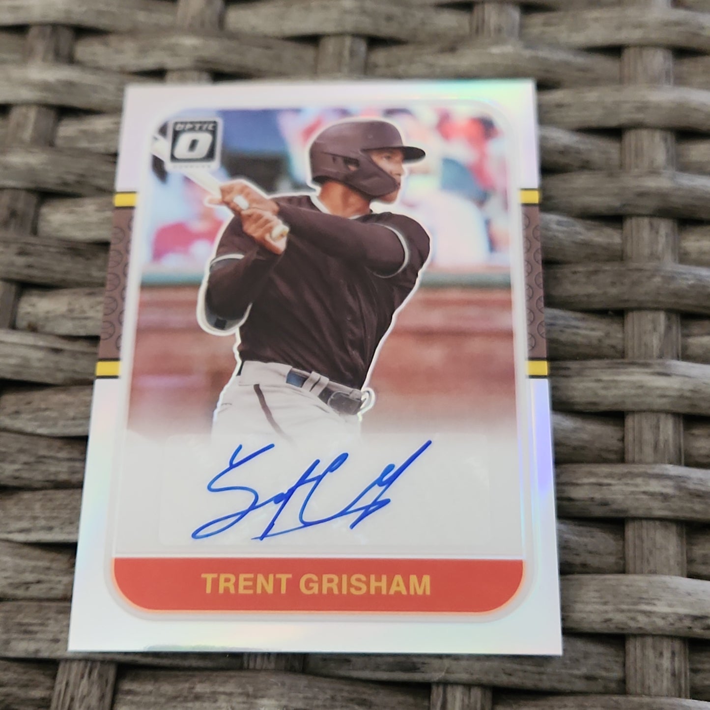 Panini Prizm Optic Trent Grisham Auto #RD87-TG