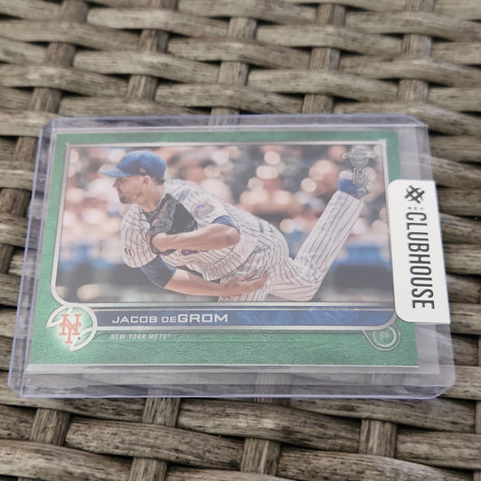 Topps Chrome BB Green Jacob DeGrom 18/99 #125