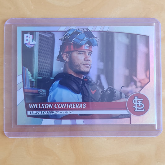2023 Topps Big League Willson Contreras Refractor #237 St. Louis Cardinals