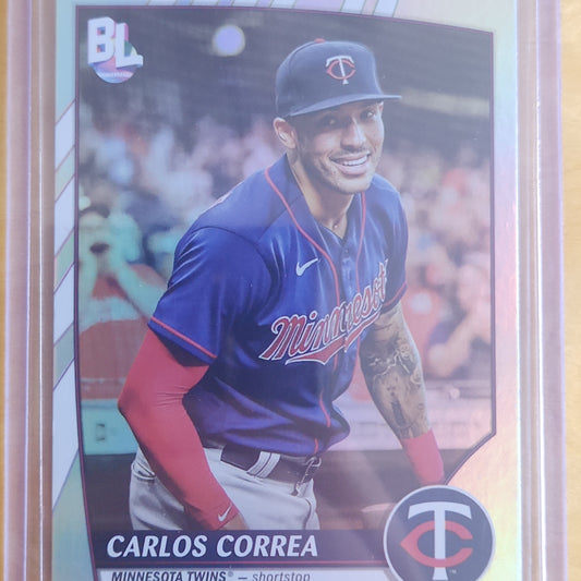 2023 Topps Big League Carlos Correa Refractor #221 Minnesota Twins