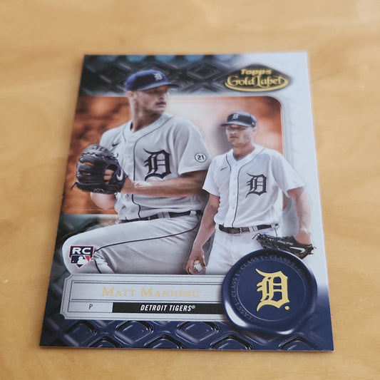 Topps Gold Label Matt Manning RC #2