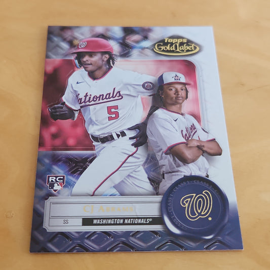 Topps Gold Label Cj Abrams RC #38