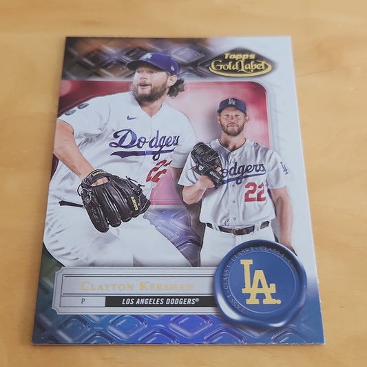 Topps Gold Label Clayton Kershaw #25