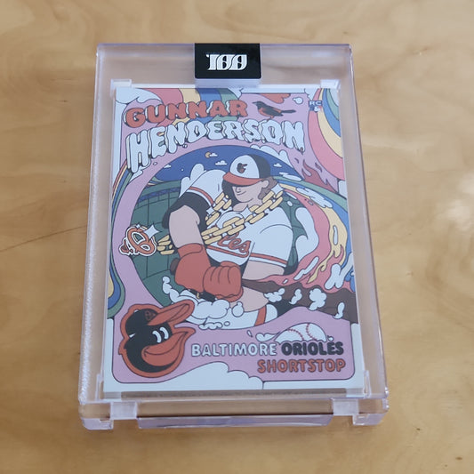 Topps 100 Project SZN4 Gunnar Henderson Art By: Louis Wes #77