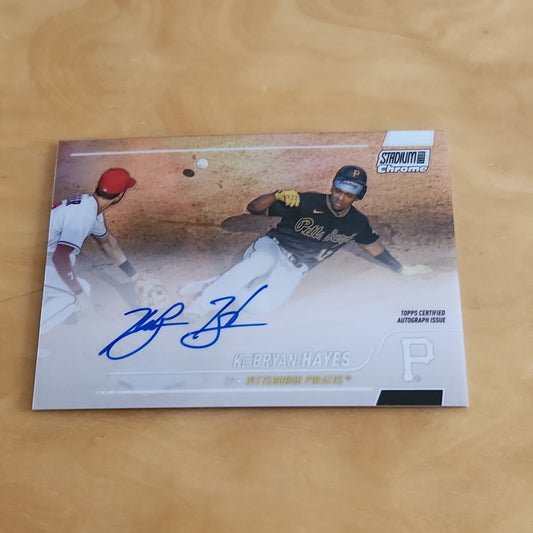 Topps Chrome Stadium Ke'Bryan Hayes Auto #SCCBA-KH