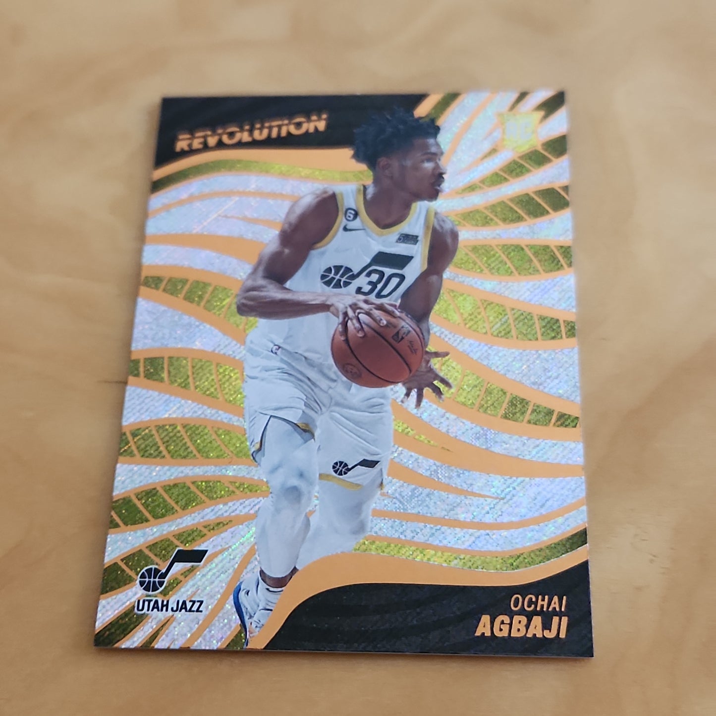 Panini Revolution Orange Ochai Agbaji RC #121